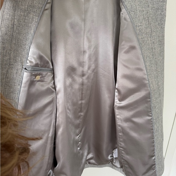 J. Crew Light Gray Pea Coat - Picture 9 of 10